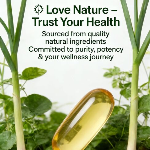 لومين مستخلص الثوم المعمر عديم الرائحة - - Lemeli مستخلص الثوم المعمر 300 كبسولة هلامية | عضوي، غير معدّل وراثيًا، خالي من الغلوتين | يدعم صحة المناعة in Kuwait