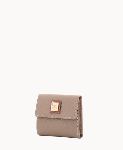 Dooney & Bourke Wallet, Pebble Grain Small Flap Wallet - Blue in Saudi Arabia