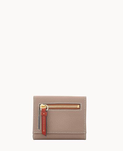 Dooney & Bourke Wallet, Pebble Grain Small Flap Wallet - Blue in Saudi Arabia
