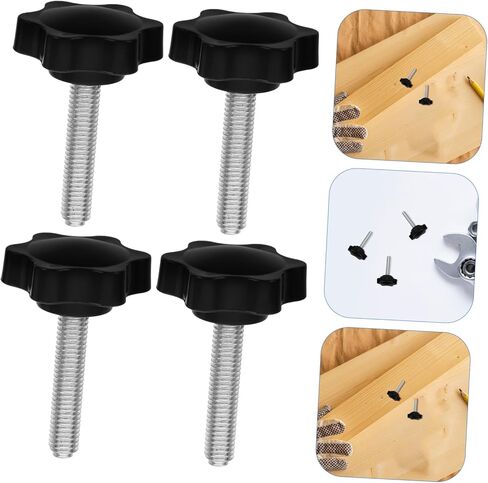 Unique Shaped Knobs Nuts Washers Knob Set Threaded Bolt Knob M8*40 * 25 Woodworking Knobs Kit for T-Track Assemblies in Saudi Arabia