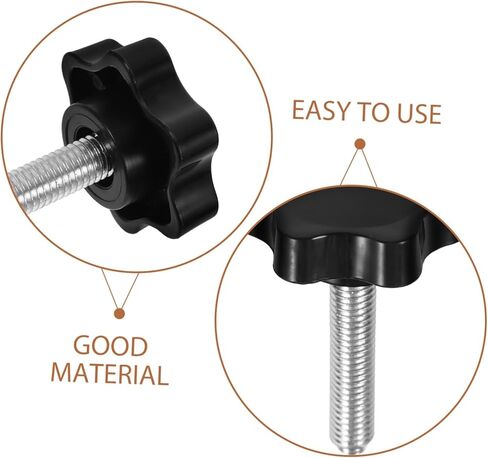 Unique Shaped Knobs Nuts Washers Knob Set Threaded Bolt Knob M8*40 * 25 Woodworking Knobs Kit for T-Track Assemblies in Saudi Arabia