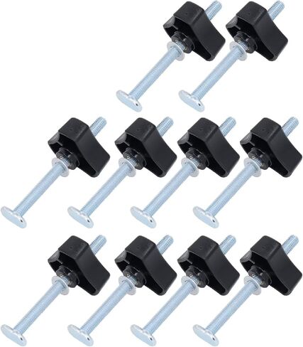 POCREATION T Track Knobs Stainless Steel M8x100mm Bolt Kit 10 Sets for Woodworking Jig Fixture in Saudi Arabia