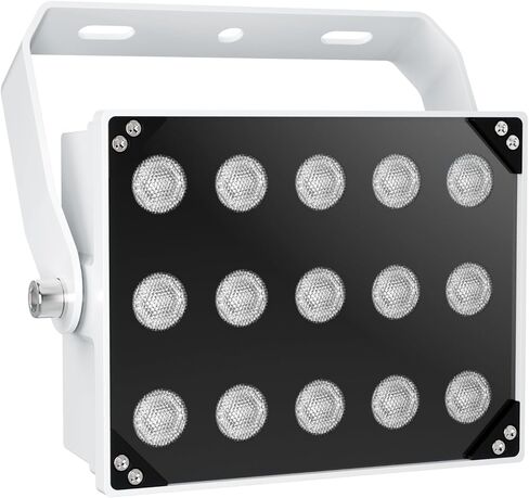 Univivi IR Illuminator 15 LEDs 90 Degree Wide Angle IR Lights for Night Vision IP67 Waterproof 850nm Infrared Light for Security Surveillance Camera Indoor&Outdoor in Saudi Arabia