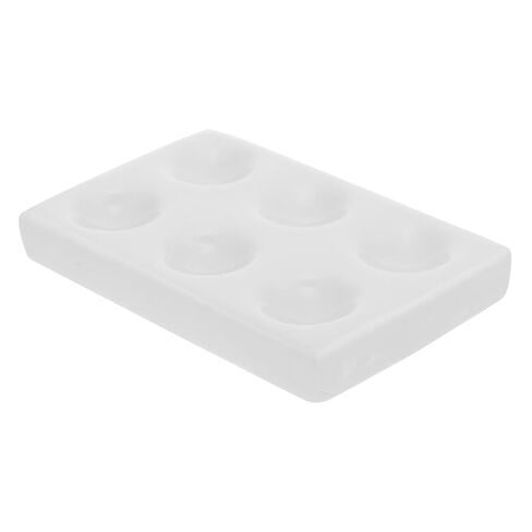 قطعة واحدة من لوحة تفاعل البورسلين متعددة الوظائف للتجارب المعملية، سطح أملس لسهولة التنظيف والمراقبة للاختبار الكيميائي وتخزين الكواشف in Kuwait