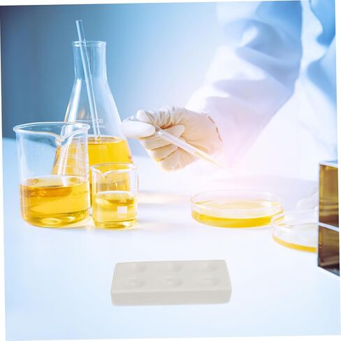 قطعة واحدة من لوحة تفاعل البورسلين متعددة الوظائف للتجارب المعملية، سطح أملس لسهولة التنظيف والمراقبة للاختبار الكيميائي وتخزين الكواشف in Kuwait