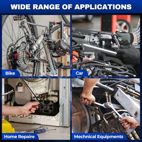 Nut and Bolt Thread Checker - 44 PCS Thread Gauges Set 23 SAE Inch & 21 Metric with Detachable Design & Etched Sizes in Foam Case, Ideal for Hard-to-Reach Areas, Quick Bolt Size Identification in Kuwait