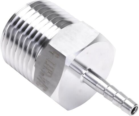 DERNORD وصلة لتركيب خرطوم الحديقة 3/16 "Barb x 3/4" GHT ذكر الموضوع محول موصل الفولاذ المقاوم للصدأ لإصلاح خرطوم الحديقة in Saudi Arabia