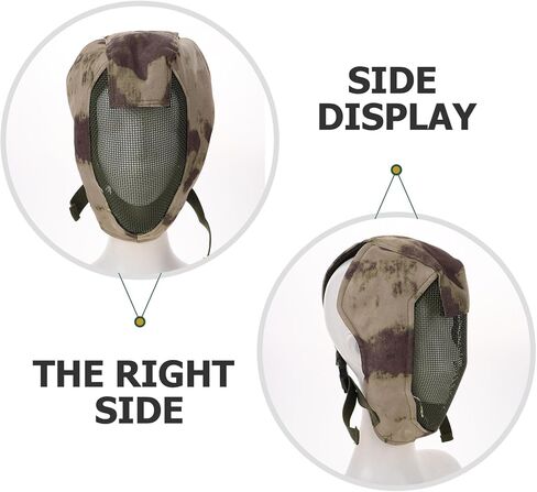 قناع سياج واقٍ لكامل الوجه من شبكة معدنية، غطاء وجه قابل للتنفس للمبارزة للبالغين والتدريب القتالي في الهواء الطلق in Saudi Arabia