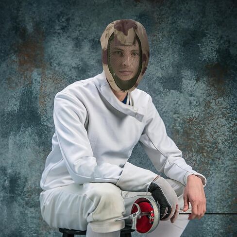 Ciieeo Fencing Mesh Mask Protective Full Face Guard Metal Wire Breathable Steel Screen Mask for Outdoor Combat and Training in Kuwait