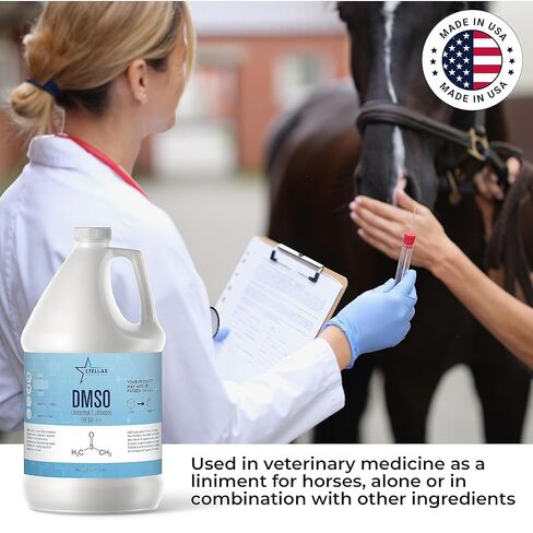 ستيلر كيميكال - DMSO - ثنائي ميثيل سلفوكسيد - 1 جالون - 99.99% عالي النقاء - صنع في الولايات المتحدة الأمريكية in Kuwait