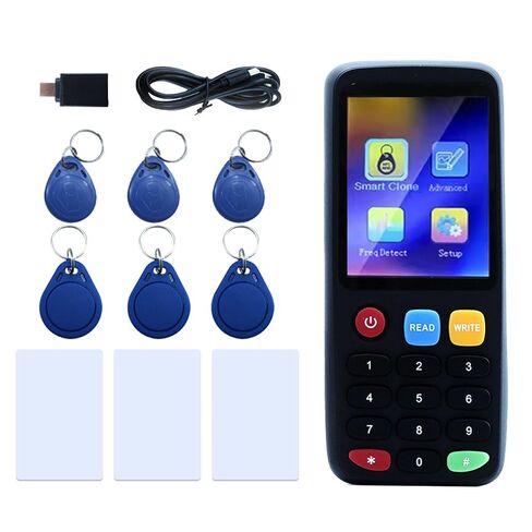 X7 RFID Reader Writer (RFID Copier Multi-Frequency Smart Card Reader ID IC Elevator Card RFID Writer for Access Control System with 125khz T5577 Key Fobs/Cards and 13.56mhz IC Key Tags) in Kuwait
