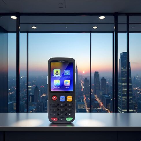 X7 RFID Reader Writer (RFID Copier Multi-Frequency Smart Card Reader ID IC Elevator Card RFID Writer for Access Control System with 125khz T5577 Key Fobs/Cards and 13.56mhz IC Key Tags) in Kuwait