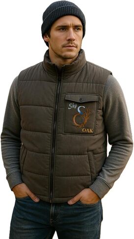 Quilted Outdoor Vest – Water-Resistant, Soft-Touch Insulation | Rooted in Strength, Made for the Journey in Saudi Arabia