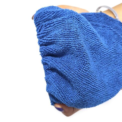 10Pieces Buffer Pads Cover Car Polisher Bonnet Orbital Bonnets Microfiber Waxers Set for Polisher Car Bonnets in Kuwait