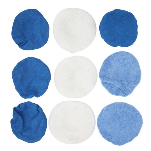 Jxngery POLISHING Pads Bonnet Buffer Bonnet 9PCS Set for CAR Motorcycle Boat in Kuwait