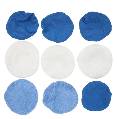 Jxngery POLISHING Pads Bonnet Buffer Bonnet 9PCS Set for CAR Motorcycle Boat in Kuwait