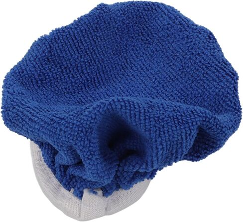 Jxngery Car Polishing Pad Bonnet Set Strong Microfiber Synthetic Fleece 12pcs for 5-6in Car Polisher in Kuwait