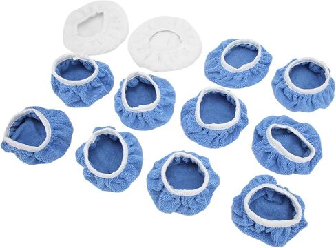Microfiber Car Polisher Bonnet Set 12 Packs Buffing Pad Waxer 2 Waxing Bonnets for Polishing Projects in Saudi Arabia