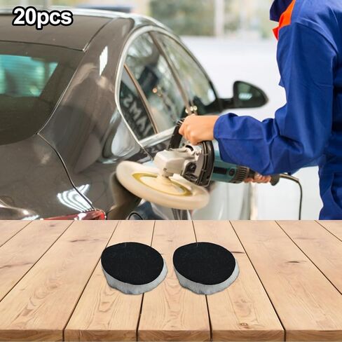 3 Inch Soft Wool Polishing Bonnets Pack of 20 for Car Care and Treatment in Kuwait