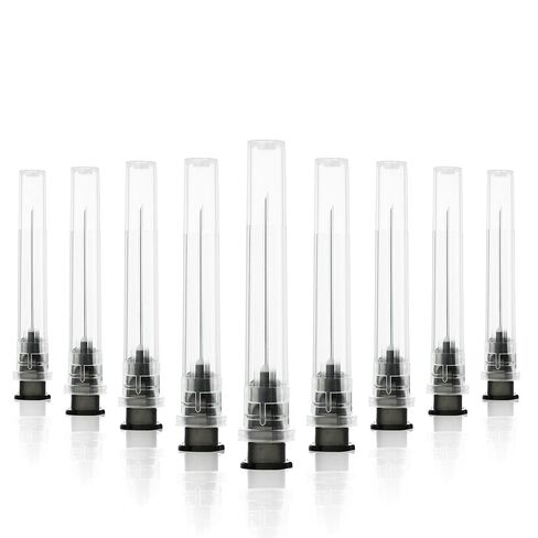 Sterile 20 Gauge 1.5 Inch Needles (100 Pack) – Disposable Luer Lock Industrial Needles, Individually Wrapped for Accurate Liquid Transfer in Kuwait