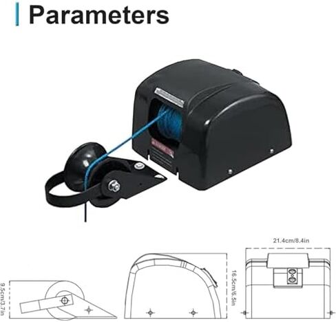 12V Electric Winch & Windlass for Boats & Yachts Manual Hand Operat, Supports Up to 20.4kg, for Marine Use & Boat Trailers in Saudi Arabia