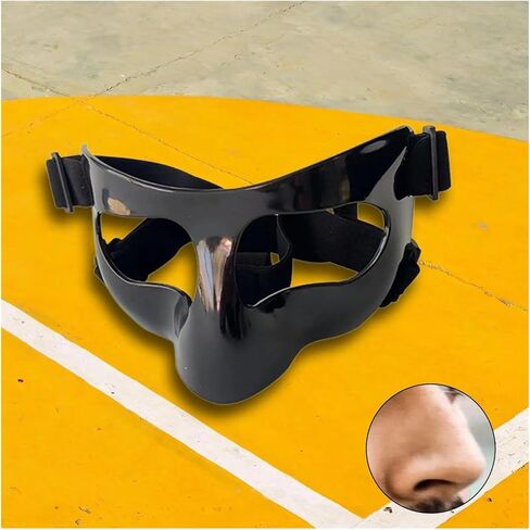 Basketball Training Mask Basketball Mask Girls Softball Protective for Broken Nose Adjustable Face Shield Guard in Kuwait