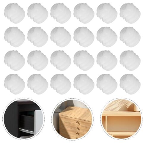 PRETYZOOM Hard Nylon Furniture Connector Nuts 0.39 Inch Pre-Inserted Fasteners for Home DIY Assembly and Furniture Manufacturing High-Strength Embedded Expansion Nuts for Stable Connections in Saudi Arabia