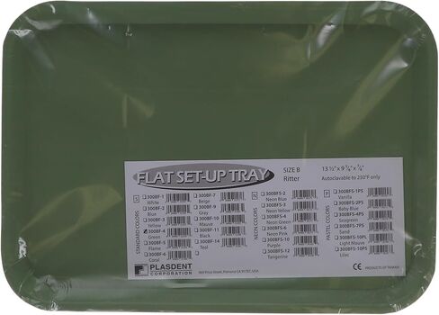 Set-up Tray, Flat, Size B - Green in Saudi Arabia