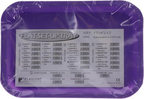 Mini Tray, Flat, Size F - Neon Purple in Saudi Arabia