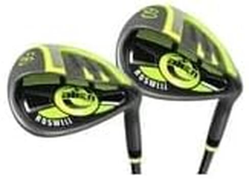 مجموعة Wile Roswell Golf Golf Wedge - أسافين متميزة تشمل 56 Sand & 60 LOB - الأخاديد المطحونة من CNC Full Face للقطات ذات الدوران العالي - من السهل خارج المستودعات - تتوافق مع لعبة الجولف - هدية الجولف العظيمة in Kuwait