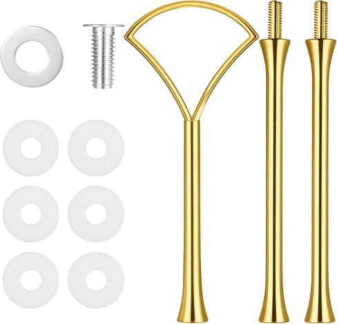 3 Tiered Tray Hardware Kit, Cake Stand Hardware, Metal Cake Stand Holder, Fruit Heavy Plate Handle Fittings in Saudi Arabia