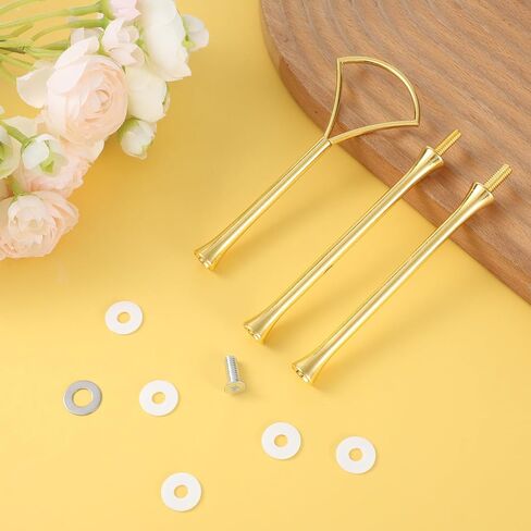 3 Tiered Tray Hardware Kit, Cake Stand Hardware, Metal Cake Stand Holder, Fruit Heavy Plate Handle Fittings in Saudi Arabia