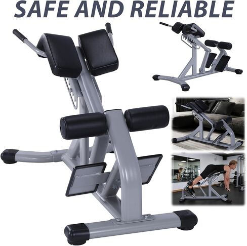 Hyperextension Roman Chair Adjustable Workout Machine 660 Lbs Weight Capacity for Athletes Core Work & Home Gym Workouts in Kuwait