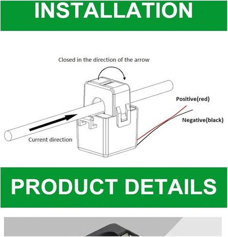 Split Core Current Transformer AKH-0.66K Dia.10mm 10A/5mA 0.5 Class in Kuwait