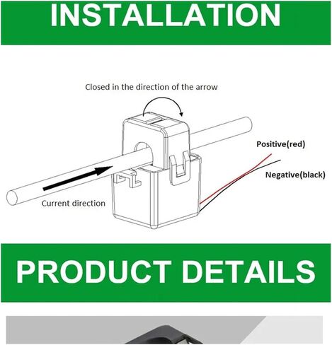 Split Core Current Transformer 0.5 Class AKH-0.66K Dia.24mm 200A/20mA in Kuwait