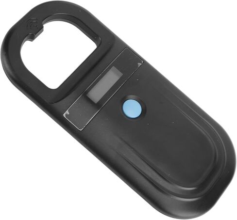 قارئ معرف الحيوان المحمول من Walfront Pet Microchip، ماسح ضوئي قابل لإعادة الشحن 134.2 كيلو هرتز مع USB C وBT للكلاب والقطط وتتبع الحياة البرية (أسود) in Kuwait