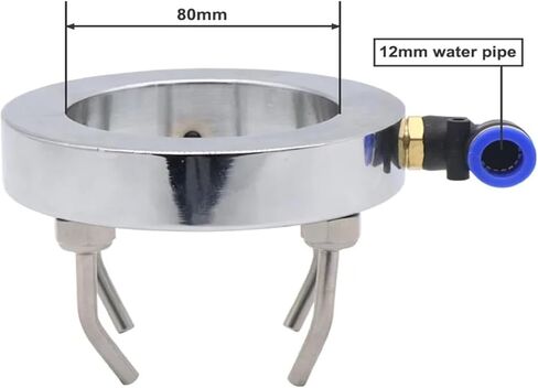Engraving Machine spray ring Metal Stone Tool Cooling Device for Diameter 80 120 125 130 140 155 160 180 190 Spindle Hose Water Spray Ring(Silver) in Saudi Arabia