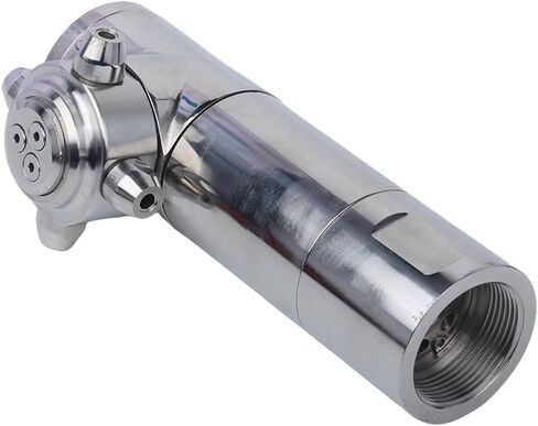 360° Rotary Tank Cleaning Nozzle, High Impact Industrial Spray Head, 1-1/2 Inch NPT Thread 316L Stainless Steel for 15.3m Diameter Tanks IBC Totes in Saudi Arabia