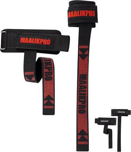 Long Wrist Straps for Weightlifting | Padded Lifting Straps Gym in Saudi Arabia