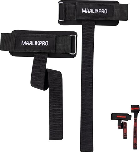 Long Wrist Straps for Weightlifting | Padded Lifting Straps Gym in Saudi Arabia