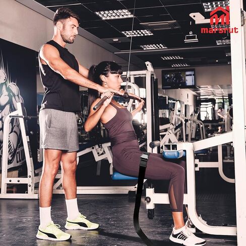 Gym Seatbelt, Leg Extension Lifting Seatbelt, Nordic Hamstring Curl Strap on Bench, 5.6ft L, Buckle Squat Collar for Workouts Machine, Home Gym Stretch & Mobilization Exercise for Men Women in Saudi Arabia