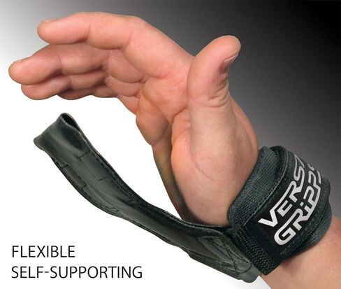 Versa Gripps® Xtreme, Made in the USA, Wrist Straps for Weightlifting Alternative, the Best Training Accessory, Platinum, R/L in Kuwait