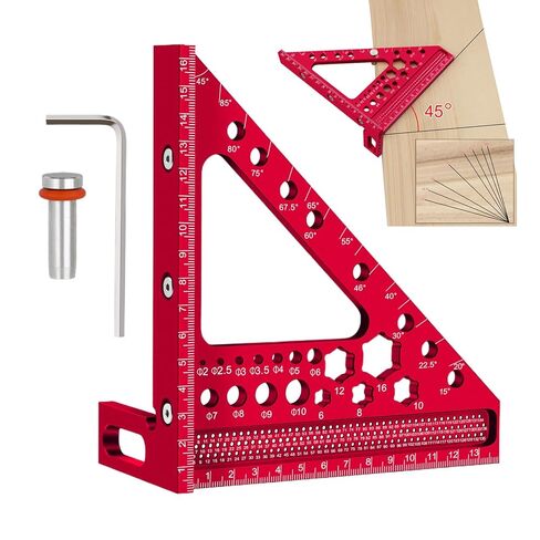 Angle Attack Knife 3D Angle Miter Angle, Multiple Angel Square | Adjustable Woodpecker Tools For Drawing Furniture Construction in Saudi Arabia