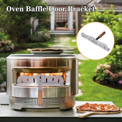 Oven Baffle Door Bracket,Stainless Material is Heat-Resistant and Compatible with All Dome Pizza Oven. The Windproof Design Keeps the Temperature Inside the Oven Stable and Circulates to Heat Cold Air in Saudi Arabia