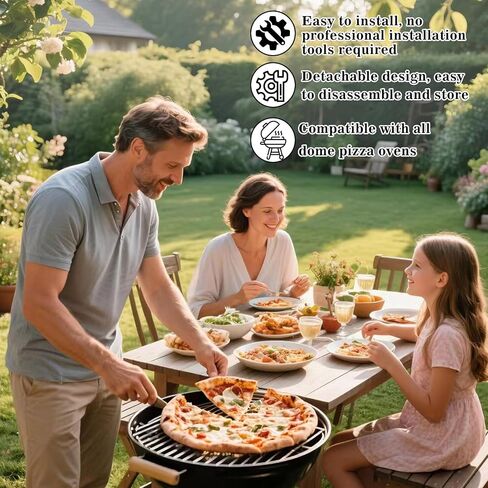 Oven Baffle Door Bracket,Stainless Material is Heat-Resistant and Compatible with All Dome Pizza Oven. The Windproof Design Keeps the Temperature Inside the Oven Stable and Circulates to Heat Cold Air in Saudi Arabia