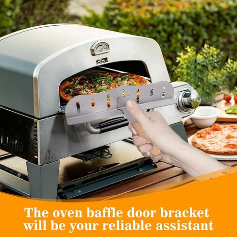 Oven Baffle Door Bracket,Stainless Material is Heat-Resistant and Compatible with All Dome Pizza Oven. The Windproof Design Keeps the Temperature Inside the Oven Stable and Circulates to Heat Cold Air in Saudi Arabia