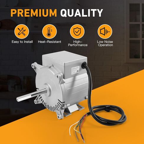 Upgraded 32244 Blower Motor 1/2 HP Compatible with Blodgett Electric Convection Oven Mark V Series, EF Series, ZEPHAIRE, etc. 208-240V, 2 Speed 1710/1120 RPM, 1P Motor in Saudi Arabia