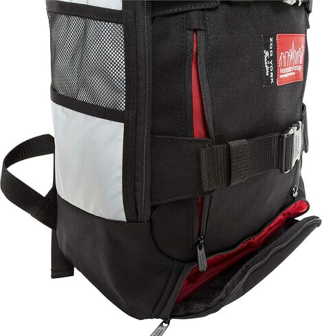 Manhattan Portage x Zoo York Skateboard Backpack Reflective Front Urban Pack with Shoe Compartment & Skateboard Straps in Saudi Arabia