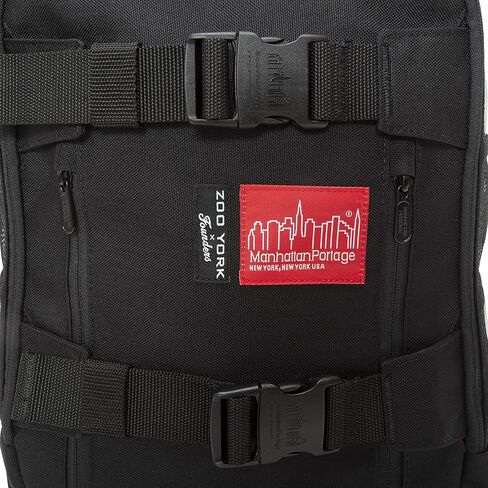 Manhattan Portage x Zoo York Skateboard Backpack Reflective Front Urban Pack with Shoe Compartment & Skateboard Straps in Saudi Arabia