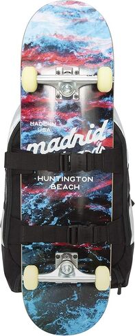 Manhattan Portage x Zoo York Skateboard Backpack Reflective Front Urban Pack with Shoe Compartment & Skateboard Straps in Saudi Arabia